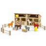 Žaislinis medinis namelis - žirgynas | Viga 44502