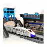 Žaislinė didelė traukinių trasa 914 cm su priedais | 86 detalės | Woopie 30531