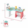 Žaislinis gydytojo staliukas su kėdute vaikams | Šviesos, garso efektai ir 27 priedai | Woopie 29740