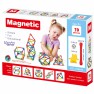 Žaislinis magnetinis konstruktorius vaikams | 70 vnt. | Woopie 40086