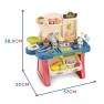 Žaislinė mini parduotuvėle ledainė vaikams | Su priedais 40 vnt | Šviesos ir garso efektai | Woopie 29948