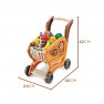Žaislinis pirkinių vežimėlis su priedais 42 vnt. | Woopie 29924