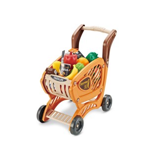 Žaislinis pirkinių vežimėlis su priedais 42 vnt. | Woopie 29924