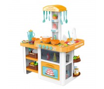 Vaikiška virtuvėlė su vandeniu ir priedais 55 vnt. | Šviesos ir garso efektai | Woopie 29795