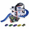 Žaislinis 3 aukštų garažas su trasa ir 5 metalinėmis transporto priemonėmis | Majorette