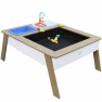 Medinis smėlio ir vandens stalas su skėčiu ir kriaukle | Linda | Axi A031.032.01