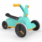 Paspiriama mašina kartingas su barškučiu - vaikams nuo 10 mėn. iki 2,5 metų | GO Twirl Turquoise | Berg 24.52.00.00