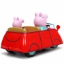 Žaislinė 19 cm mašinėlė RC Drift kabrioletas su nuotolinio valdymo pultu ir figūrėlėmis | Peppa Pig | Jada