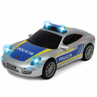 Žaislinė policijos mašina 15 cm su šviesos ir garso efektais | Porsche | Dickie 3712014_OSO