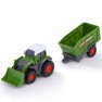 Žaislinis traktorius 18 cm su kaušu ir priekaba | Fendt | Dickie 3732002_B