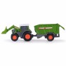 Žaislinis traktorius 18 cm su kaušu ir priekaba | Fendt | Dickie 3732002_B