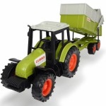Žaislinis traktorius su priekaba 36 cm | CLAAS | Dickie 3736004