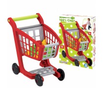 Vaikiškas pirkinių vežimėlis su daržovių ir vaisių rinkiniu | Ecoiffier 1225