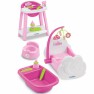 Žaislinis lėlės priežiūros rinkinys | Lovytė su karusele, maitinimo kėdutė, vonelė ir priedai | Nursery | Ecoiffier 2888