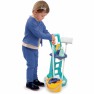 Žaislinis valymo ir tvarkymo rinkinys vaikams | Vežimėlis dulkių siurblys ir priedai | Clean Home | Ecoiffier 2770EC
