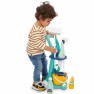 Žaislinis valymo ir tvarkymo rinkinys vaikams | Vežimėlis, dulkių siurblys ir priedai | Clean Home | Ecoiffier 2769