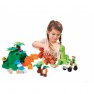 Žaislinių kaladėlių rinkinys 87 vnt | Abrick Dinozaurų šalis | Ecoiffier 2995