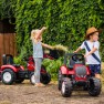 Minamas traktorius su kaušu ir priekaba | Vaikams nuo 3 iki 7 metų | Valtra | Falk