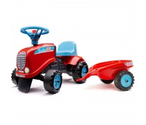 Paspiriama mašina traktorius su priekaba - vaikams nuo 1 iki 3 metų | GO | Falk