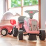 Paspiriama mašina traktorius su priekaba ir priedais: grėbliukas su kastuvu - vaikams nuo 1 iki 3 metų | New Holland | Falk