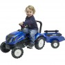 Minamas traktorius su kaušu ir priekaba - vaikams nuo 2 iki 5 metų | New Holland | Falk