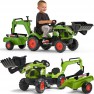 Minamas traktorius su 2 kaušais ir priekaba - vaikams nuo 2 iki 5 metų | CLAAS Arion | Falk