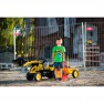 Minamas traktorius su 2 kaušais ir priekaba - vaikams nuo 2 iki 5 metų | Komatsu | Falk