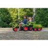 Minamas traktorius su 2 kaušais ir priekaba - vaikams nuo 3 iki 7 metų | CLAAS | Falk