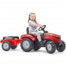 Minamas traktorius su priekaba - vaikams nuo 3 iki 7 metų | Massey Ferguson | Falk