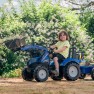 Minamas traktorius su kaušu ir priekaba - vaikams nuo 3 iki 7 metų | New Holland | Falk