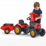 Minamas traktorius su priekaba - vaikams nuo 2 iki 5 metų | Supercharger | Falk