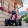 Minamas traktorius su priekaba - vaikams nuo 3 iki 7 metų | Pink Country Star | Falk