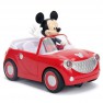 Žaislinė 19 cm mašinėlė kabrioletas su nuotolinio valdymo pultu ir figūrėle | Peliukas Mikis | Mickey Mouse RC Roadster | Jada