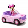 Žaislinė 19 cm mašinėlė kabrioletas su nuotolinio valdymo pultu ir figūrėle | Pelytė Minnie | Minnie Mouse RC Roadster | Jada