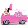 Žaislinė 19 cm mašinėlė su nuotolinio valdymo pultu ant riešo ir 2 figūrėlės | Pelytė Minnie | Van RC Roadster | Jada