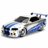 Žaislinė 29 cm mašinėlė su nuotolinio valdymo pultu | Nissan Skyline GTR | Greiti ir įsiutę | Jada