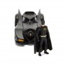 Žaislinė Betmeno metalinė 17 cm mašinėlė ir 7 cm žmogaus figūrėlė 1989 | Batman | Jada