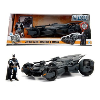 Žaislinė Betmeno metalinė 19 cm mašinėlė ir 7 cm žmogaus figūrėlė | Batman | Jada