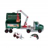 Žaislinis sunkvežimis su įrankių dėžė, elektriniu atsuktuvu - 86 detalės | Bosch | Klein