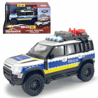 Žaislinė Land Rover metalinė 12,5 cm policijos mašina | Majorette