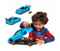 Žaislinė mašinėlė transporteris 35 cm ir 1 mašinėlė | Porsche 911 GT3 RS | Majorette
