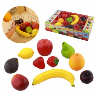 Žaislinis medinis vaisių rinkinys vaikams | Fruit Set | Masterkidz MK10377