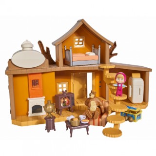 Žaislinis Mašos ir lokio namas su priedais | Maša ir lokys | Simba 9301032