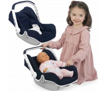 Žaislinė mėlyna lėlės nešioklė 2in1 | Inglesina Baby car seat | Smoby