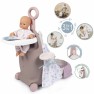 Lėlės priežiūros rinkinys | Lagaminas maitinimo kėdutė, lovytė | 3in1 Baby Nurse | Smoby
