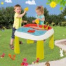 Vaikiškas smėlio ir vandens stalas su dangčiu 2in1 | Smoby 840110