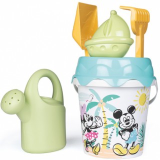 Smėlio žaislai | Kibirėlis su priedais | Mickey and Minnie Mouse | Green | Smoby