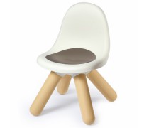 Vaikiška kėdutė su atlošu | Balta - ruda | Smoby 880113