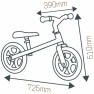 Metalinis balansinis dviratukas vaikams | Smoby