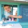 Vaikiškas žaidimų namelis ledainė su priedais 18 vnt. | Sweety Corner | Smoby